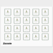 新しい一章 赤ちゃんの命名・お披露目会 スクエアシール (シート)