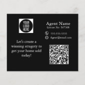 新しい不動産エージェントのチラシ チラシ (裏面)