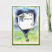 新しい世界のグリーティングカードを解凍します シーズンカード (正面)