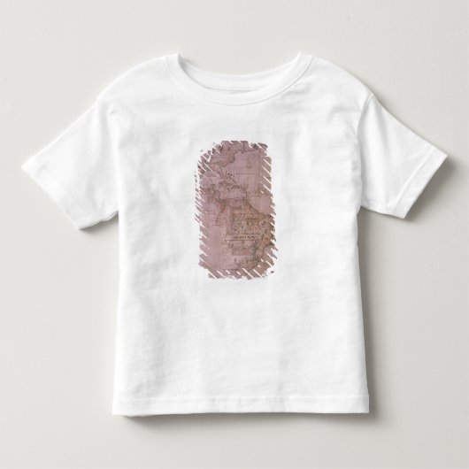 新しい世界の地図、c.1532 トドラーTシャツ (正面)