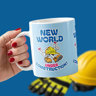 新しい世界は建設中 - JWボランティア コーヒーマグカップ