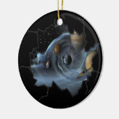 新しい世界 セラミックオーナメント (左)