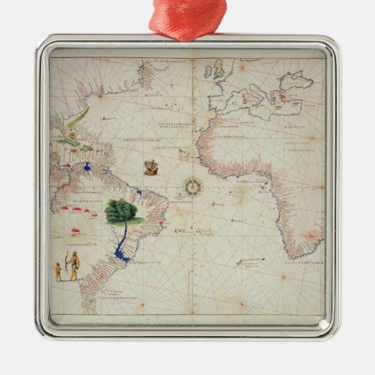 新しい世界 メタルオーナメント (正面)