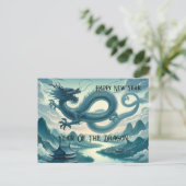 新しい中国の辰年 シーズンポストカード (スタンド正面)