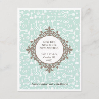 新しい主移動Annoucement 案内状