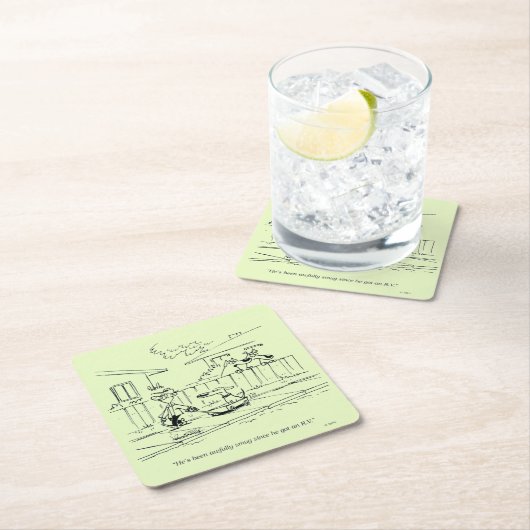 新しい乗り物 スクエアペーパーコースター (インサイチュ)