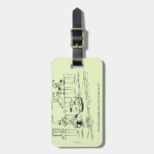 新しい乗車 ラゲッジタグ (正面縦)