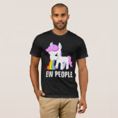 新しい人々はユニコーンTシャツを吐く Tシャツ (正面フル)
