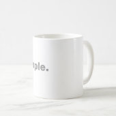 新しい人々。 コーヒーマグカップ (正面右)