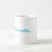 新しい人々。 コーヒーマグカップ (中央)
