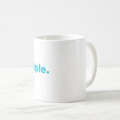新しい人々。 コーヒーマグカップ (正面右)