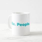 新しい人々。 コーヒーマグカップ (正面左)