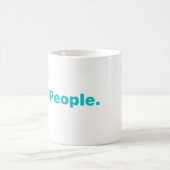 新しい人々。 コーヒーマグカップ (中央)
