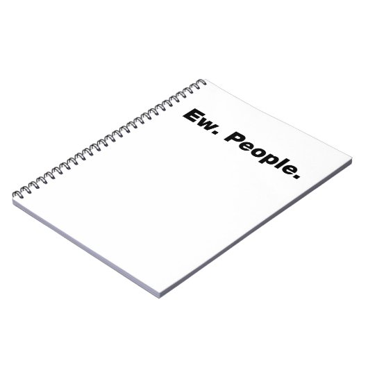 新しい人々。 ノートブック (左側)