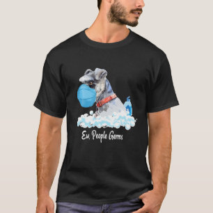 新しい人シュナウザーパピードッグ着用顔M Tシャツ