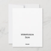 新しい人形クリスマスカードを持つ少女 シーズンカード (裏面)