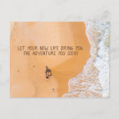 新しい人生に冒険を求めよう ポストカード (正面)