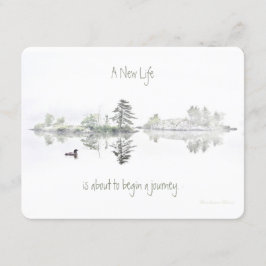 新しい人生のスタート: 旅が始まろうとしています:-アヒルの群れ: 招待状