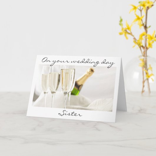 新しい人生の旅における姉妹の幸せ カード (黄色い花)