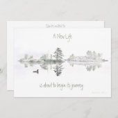 新しい人生：旅が始まろうとしている： – ルーンズ： 招待状 (正面/裏面)