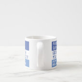 新しい仕事で頑張ろう –  エスプレッソカップ (裏面)