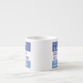 新しい仕事で頑張ろう –  エスプレッソカップ (正面)