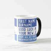 新しい仕事で頑張ろう – モーフィングマグカップ (正面右)