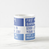 新しい仕事で頑張ろう – モーフィングマグカップ (中央)