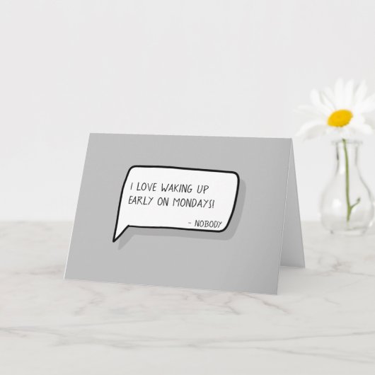 「新しい仕事のおめでとう」 |皮肉にも誰も言わなかった カード (小さな植物)