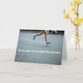 新しい仕事を祝福して歩道をたたきなさい –  カード (黄色い花)