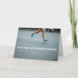 新しい仕事を祝福して歩道をたたきなさい –  カード