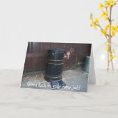 新しい仕事頑張ってね! カード (黄色い花)