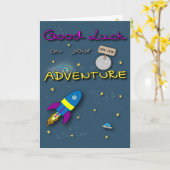 新しい仕事-あなたの新しい冒険の幸運 カード (黄色い花)