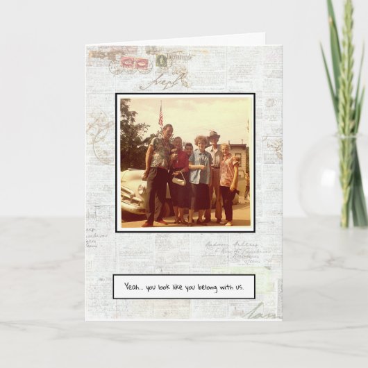 新しい仕事 カード (正面)