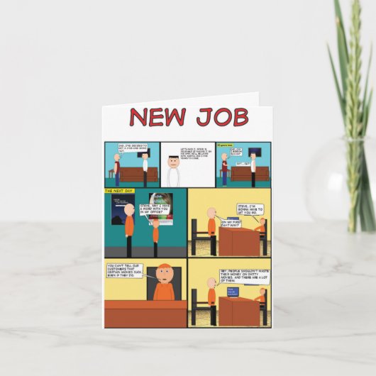 新しい仕事 カード (正面)