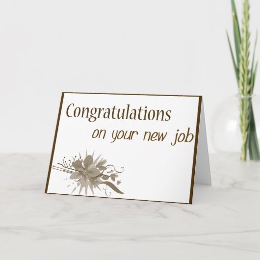 新しい仕事 カード (正面)