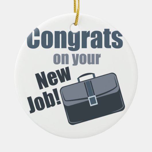 新しい仕事 セラミックオーナメント (正面)