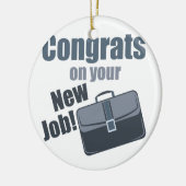 新しい仕事 セラミックオーナメント (左)