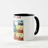 新しい仕事 マグカップ (正面右)