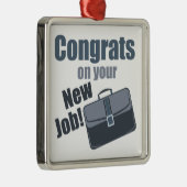 新しい仕事 メタルオーナメント (右)