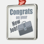 新しい仕事 メタルオーナメント (左)
