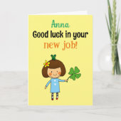 新しい仕事（名前） カード (正面)