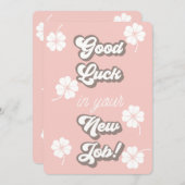 新しい仕事、新しい仕事、プロモーションギフト 招待状 (正面/裏面)