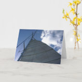 新しい仕事、生命変更 カード (黄色い花)