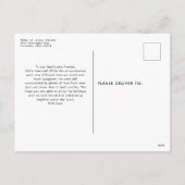 新しい休日の写真はがき シーズンポストカード (裏面)