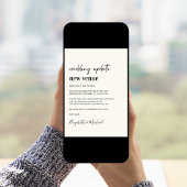 新しい会場のクリーム色の結婚式のご案内 案内状