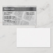 新しい会計士名刺 名刺 (正面/裏面)