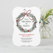 新しい住まいでホリデーシーズンを迎えるお知らせカード シーズンカード (スタンド正面)