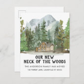 新しい住まいの住所 お引越ししました 案内ポストカード (正面/裏面)