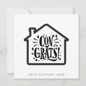 新しい住宅所有者おめでとう実在不動産 カード (正面)